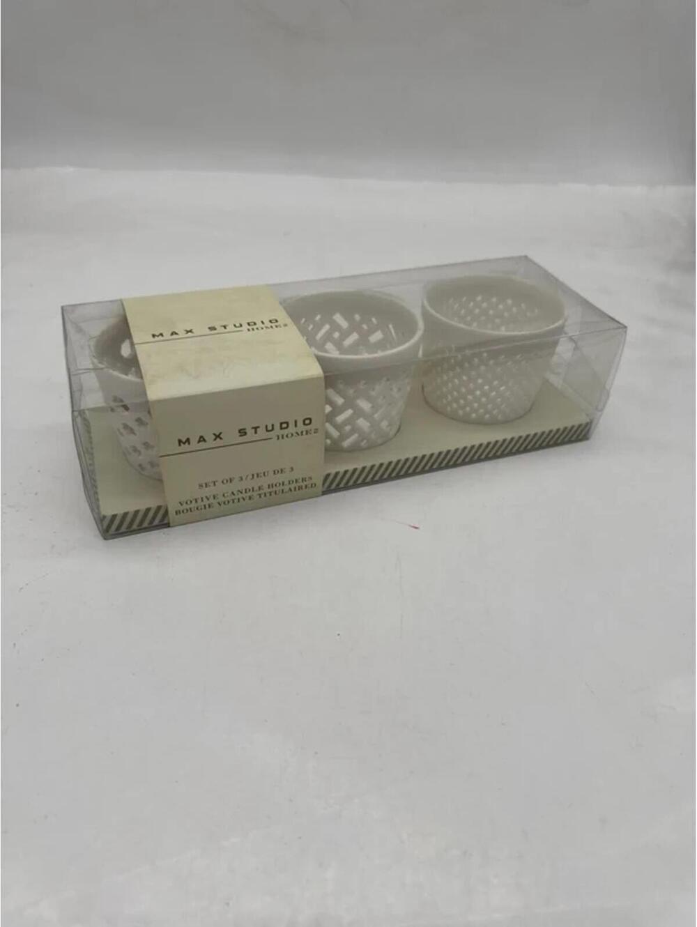 Set of 3 votive Candle Holders